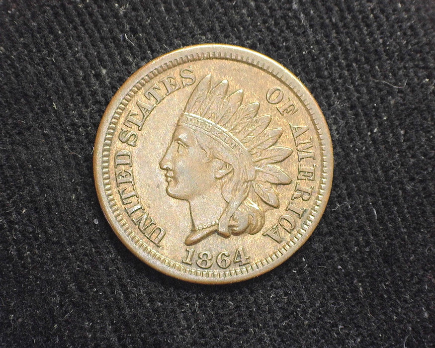 1864 Bronze Indian Head Penny/Cent XF-45 - US Coin