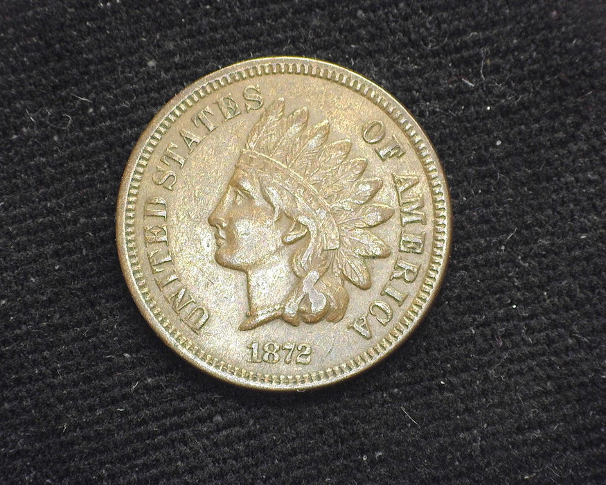 1872 Indian Head Penny/Cent XF - US Coin