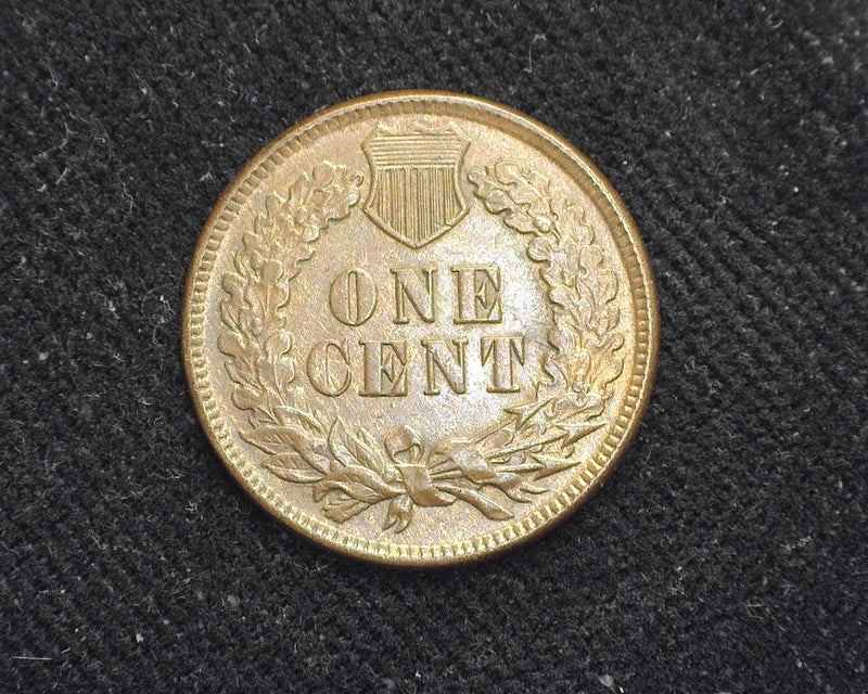 1874 Indian Head Penny/Cent Traces of red. AU-58 - US Coin