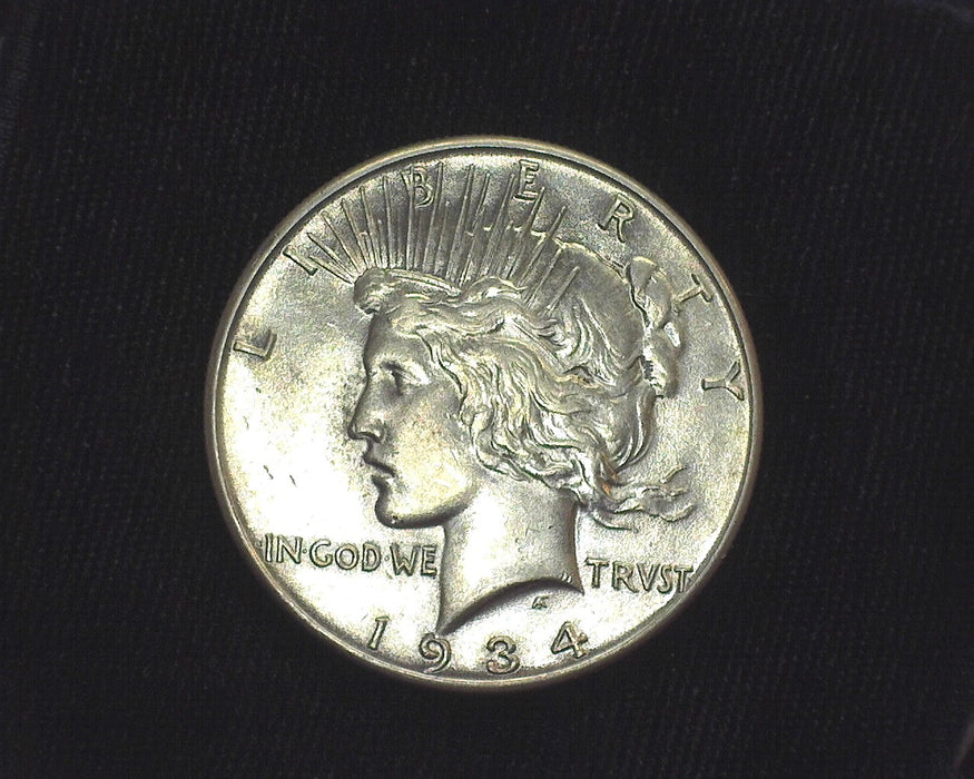 1934 Peace Dollar BU-62 - US Coin