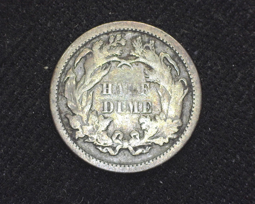 1872 Liberty Seated Half Dime G - US Coin