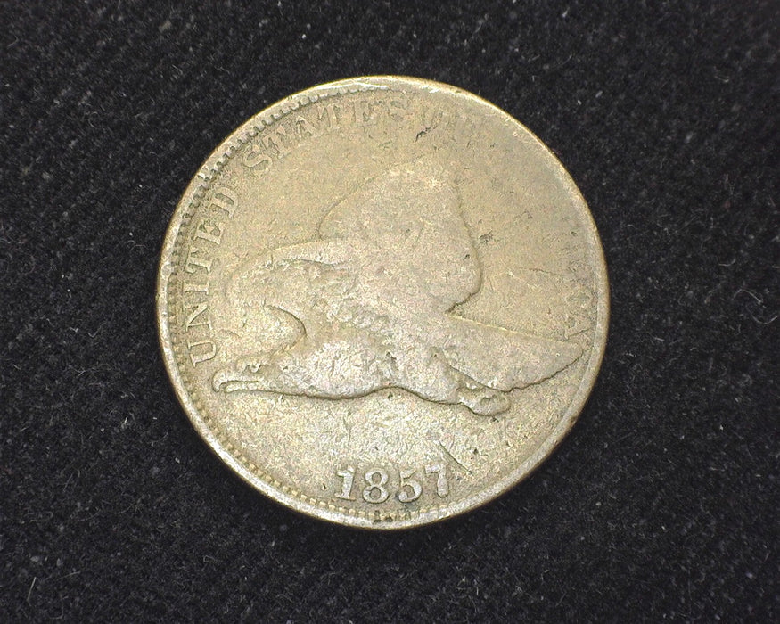 Gouges On Rim And Edge Of Coin 1857 Flying Eagle Penny/Cent Rim gouge. VG - US Coin — Huntington Stamp ...