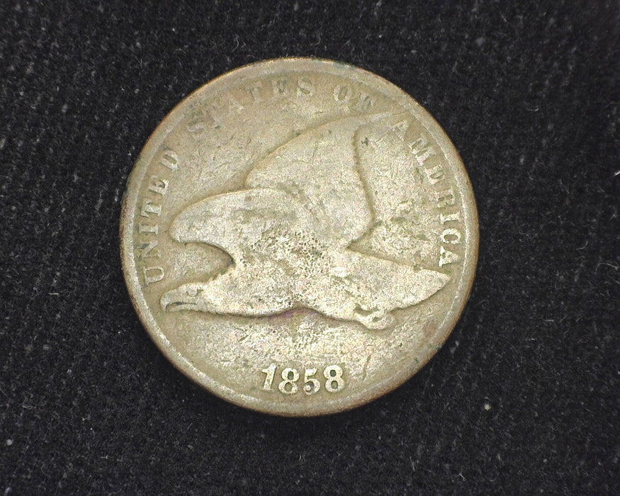 1858 SH Flying Eagle Penny/Cent G - US Coin
