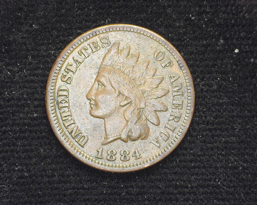1884 Indian Head Penny/Cent F/VF - US Coin