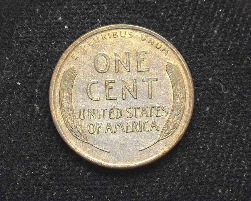 1909 S Lincoln Wheat Penny/Cent Traces of red. AU - US Coin