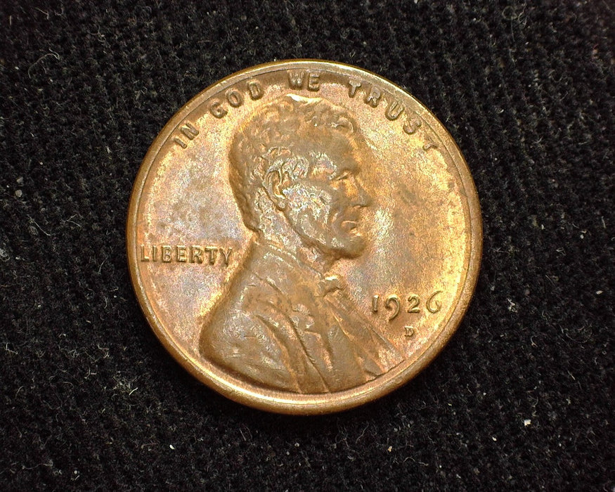 1926 D Lincoln Wheat Penny/Cent AU-50 - US Coin