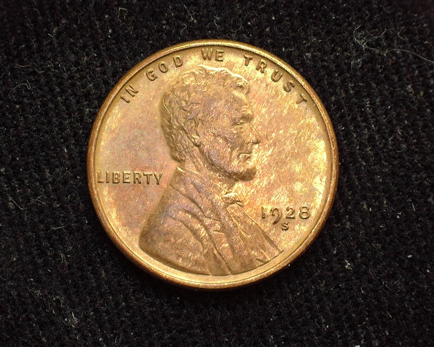 1928 S Lincoln Wheat Penny/Cent BU - US Coin