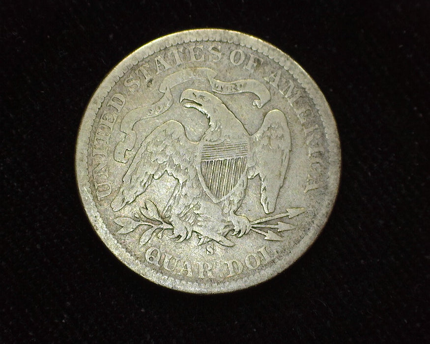 1877 S Liberty Seated Quarter F - US Coin
