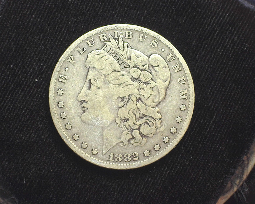 1882 O/S Strong Morgan Dollar F - US Coin