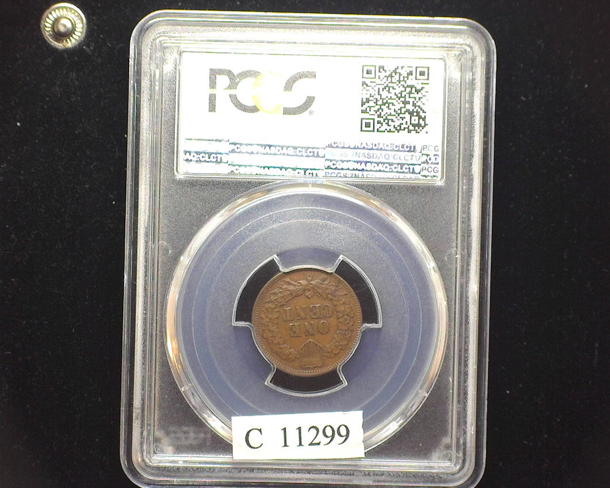 1873 Open 3 Indian Head Penny/Cent XF45 PCGS - US Coin