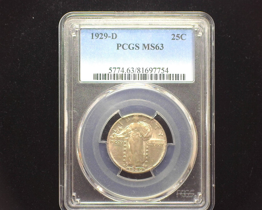 1929 D Standing Liberty Quarter MS 63 PCGS - US Coin