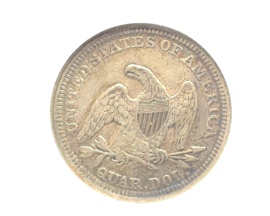 1856 Liberty Seated Quarter EF 40 ANACS - US Coin