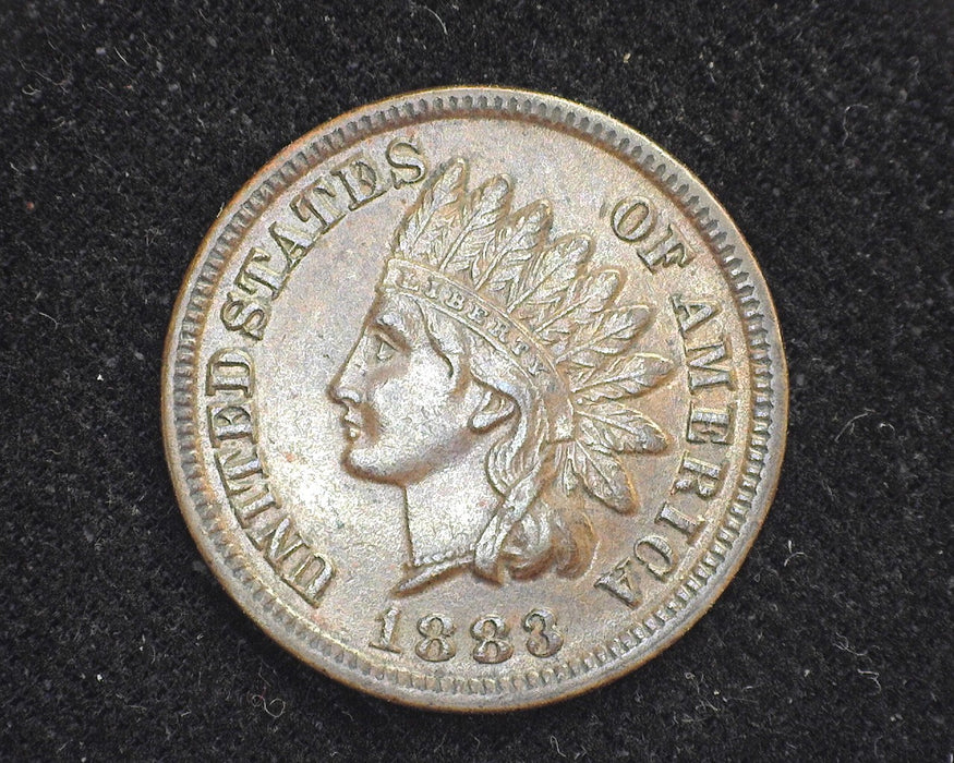 1883 Indian Head Penny/Cent AU - US Coin