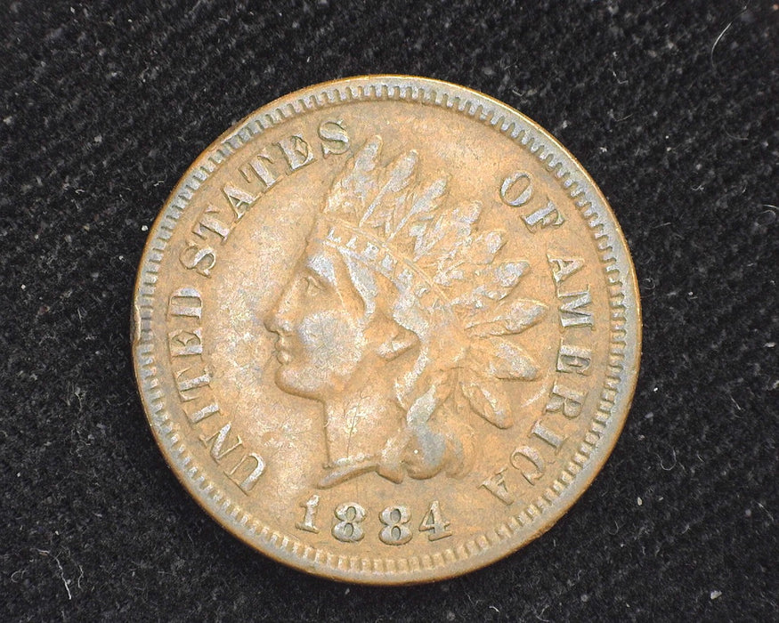 1884 Indian Head Penny/Cent VF - US Coin