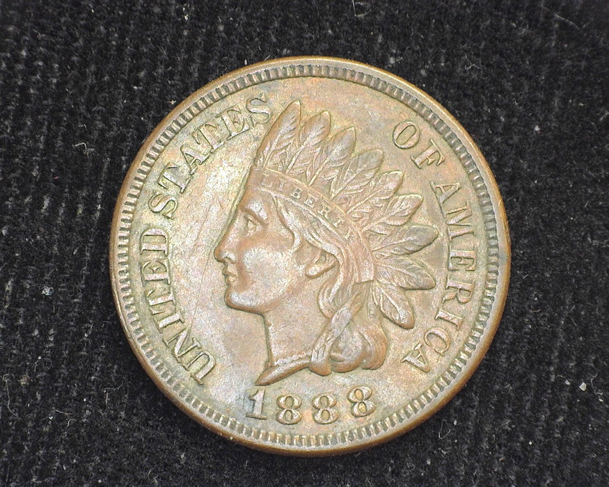 1888 Indian Head Penny/Cent XF - US Coin