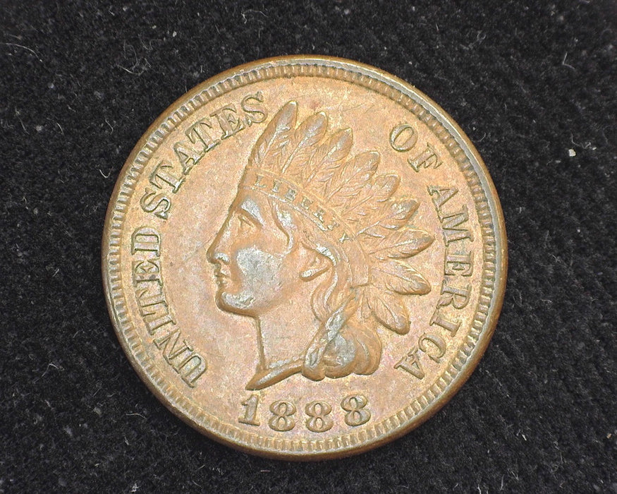 1888 Indian Head Penny/Cent AU - US Coin