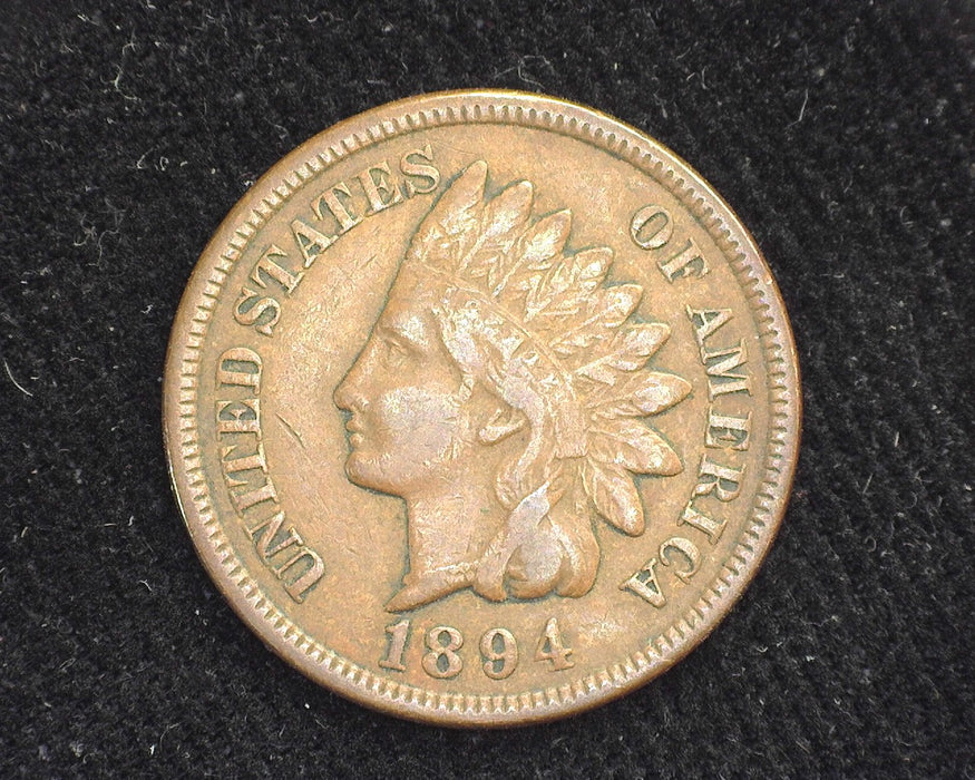 1894 Indian Head Penny/Cent F - US Coin