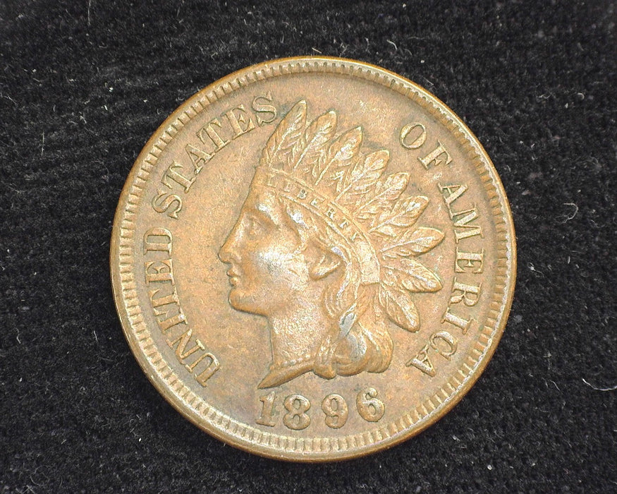 1896 Indian Head Penny/Cent AU - US Coin