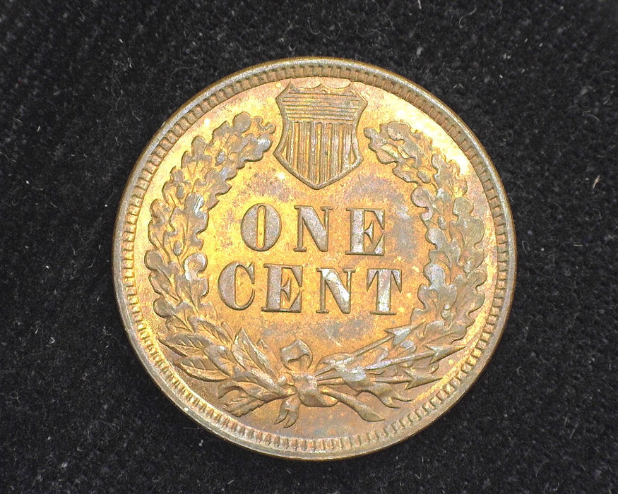 1906 Indian Head Cent Red and brown. BU - US Coin