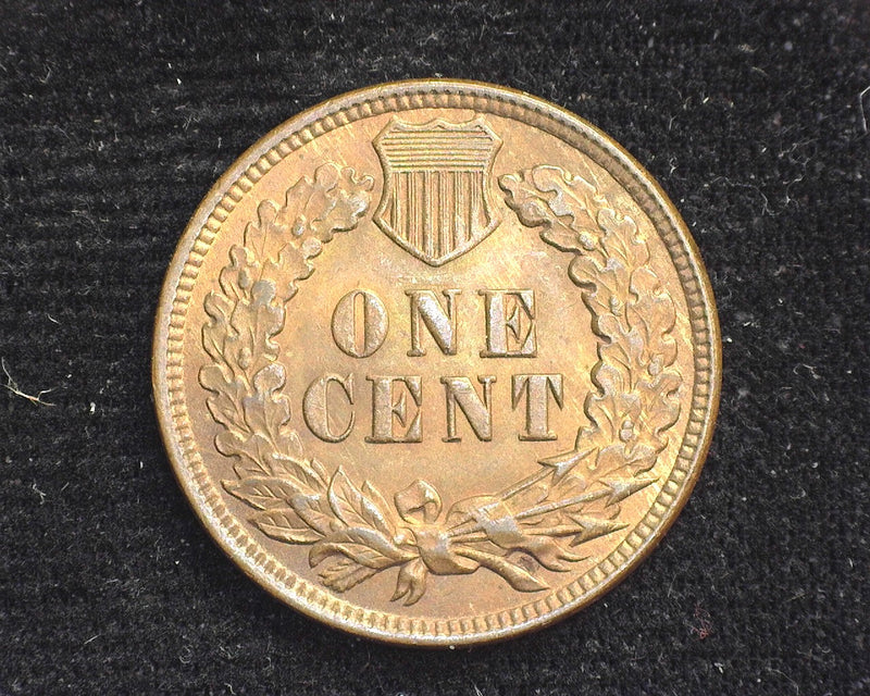 1907 Indian Head Cent  Red and Brown BU - US Coin