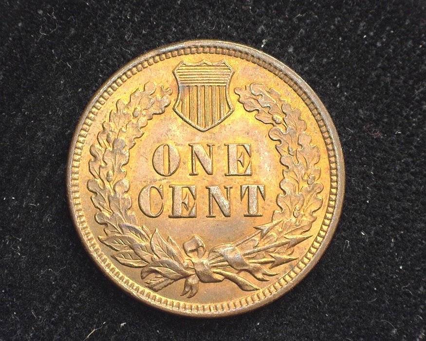 1907 Indian Head Cent Red BU - US Coin