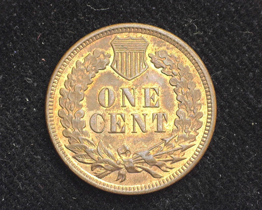 1908 Indian Head Cent Red and brown. BU - US Coin