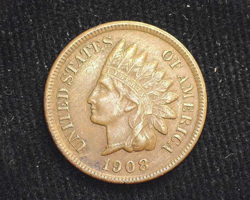 1908 S Indian Head Cent XF-40 - US Coin