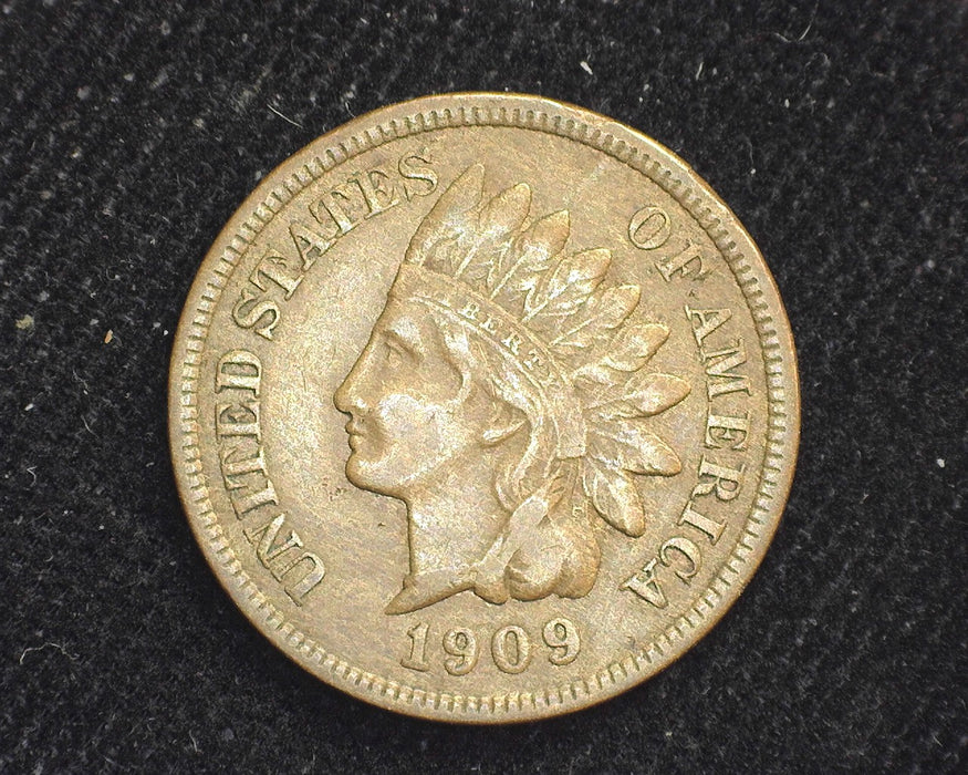 1909 S Indian Head Cent VF - US Coin