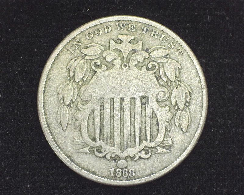 1868 Shield Nickel VG - US Coin