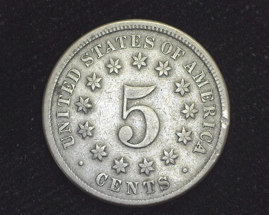 1870 Shield Nickel F - US Coin