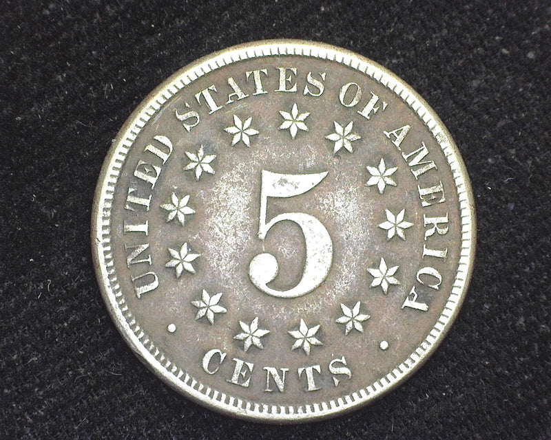 1873 Shield Nickel Corrosion VF - US Coin