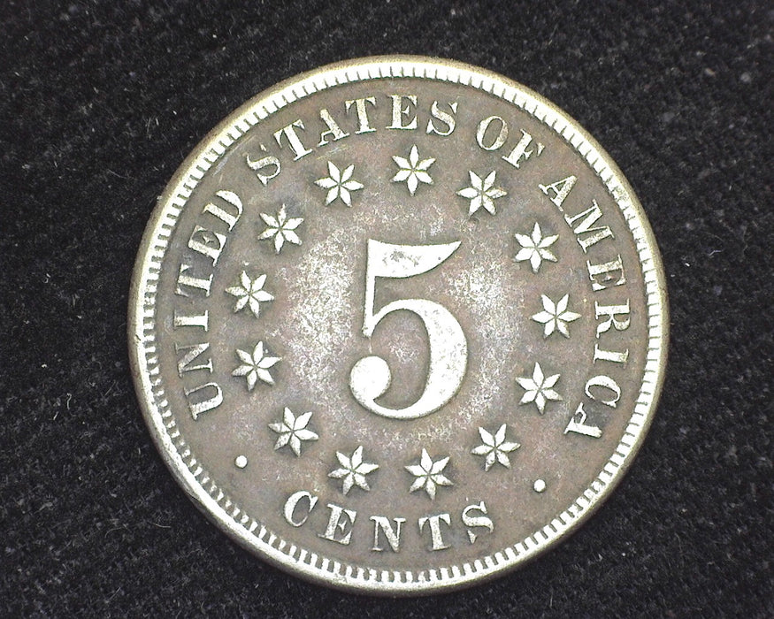 1873 Shield Nickel Corrosion VF - US Coin