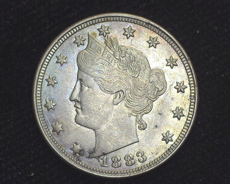 1883 Liberty Head Nickel BU No Cents - US Coin