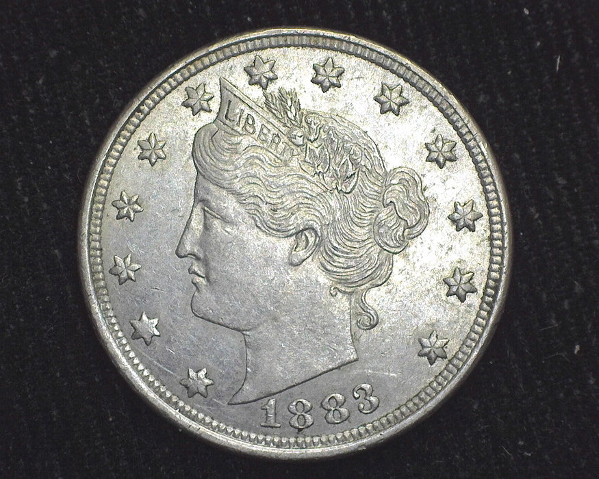 1883 Liberty Head Nickel XF/AU No Cents - US Coin