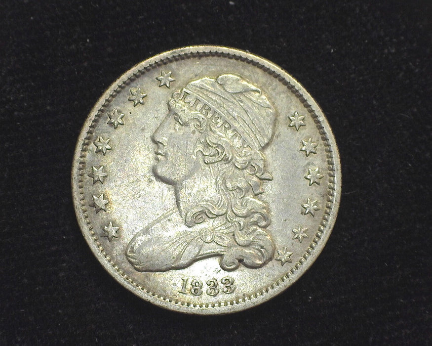 1833 Capped Bust Quarter XF - US Coin
