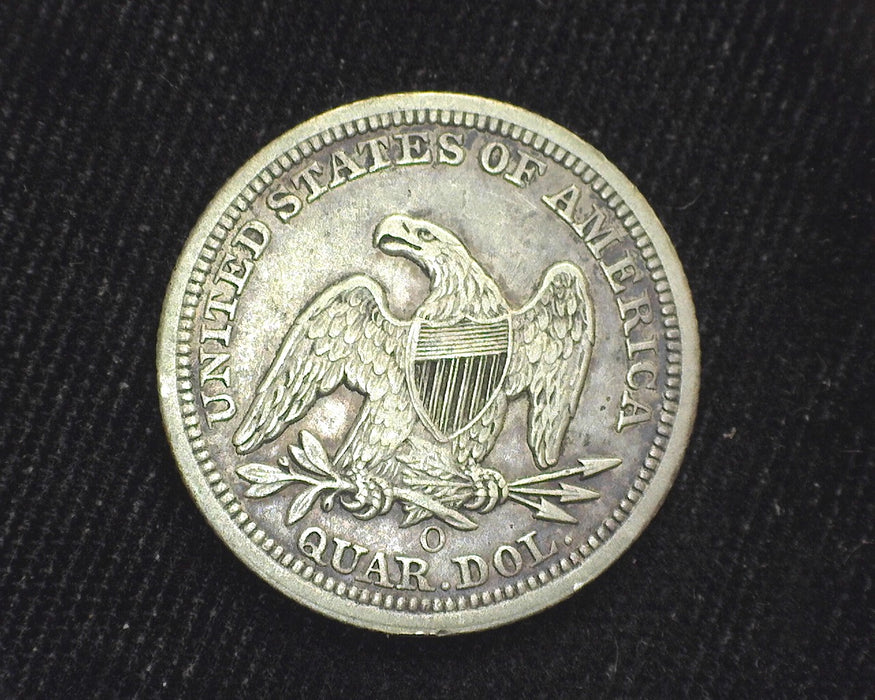 1854 O Arrows Liberty Seated Quarter XF - US Coin