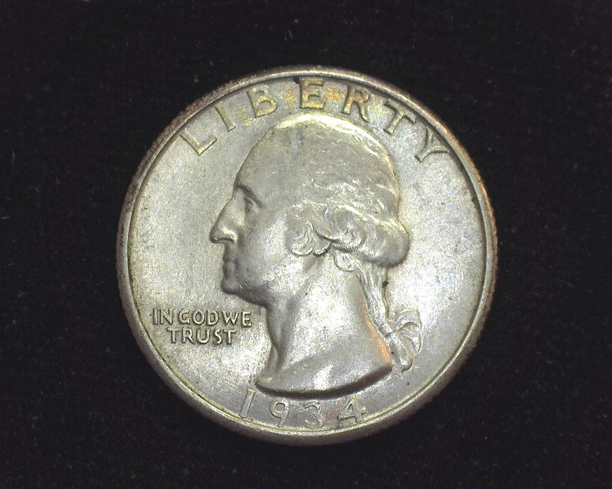 1934 Washington Quarter AU - US Coin