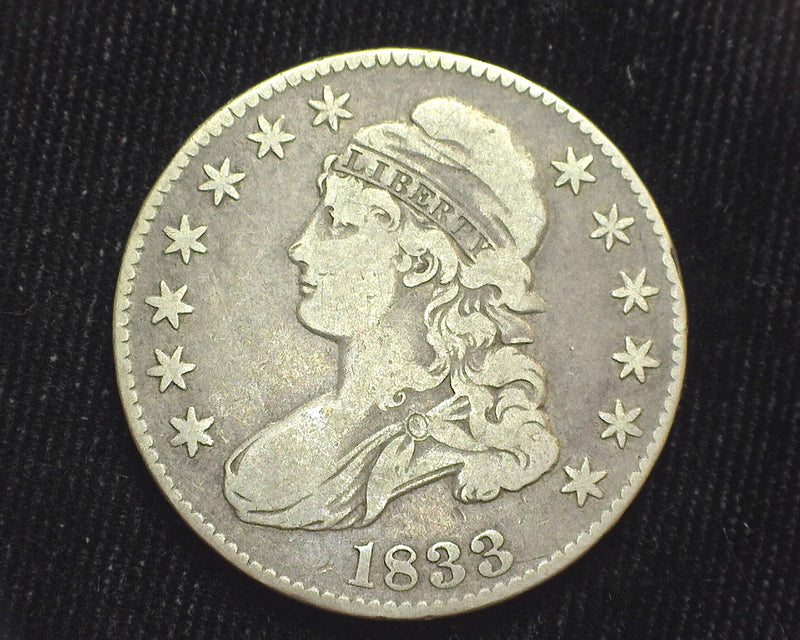 1833 Capped Bust Half Dollar F - US Coin