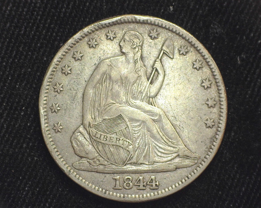 1844 Seated Liberty Half Dollar XF - US Coin