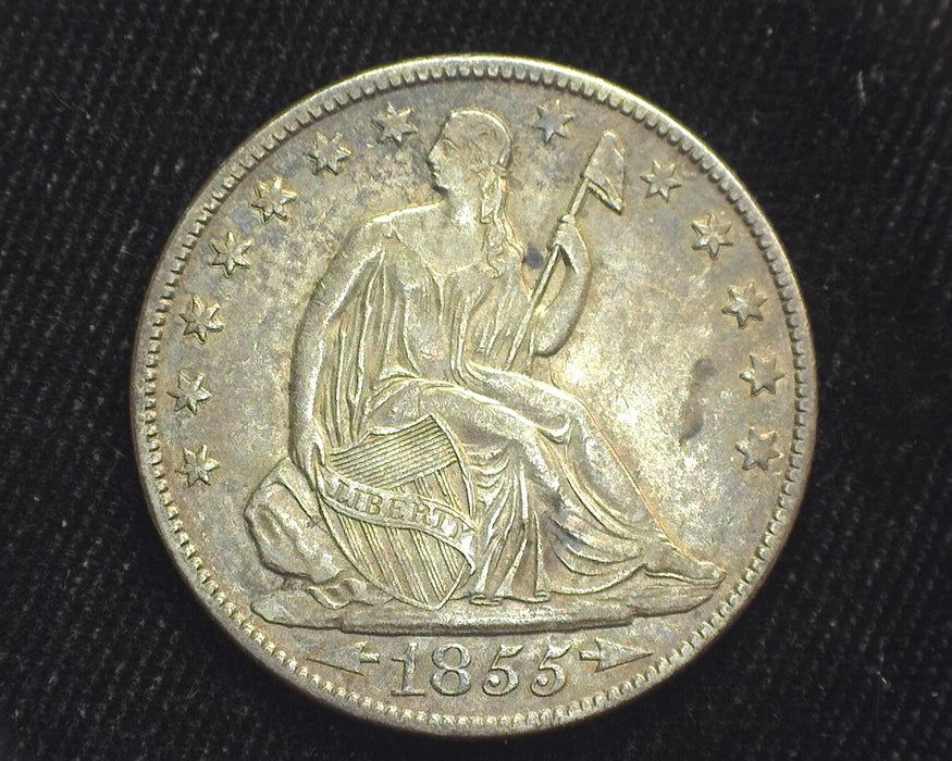 1855 O Seated Liberty Half Dollar AU-50 - US Coin