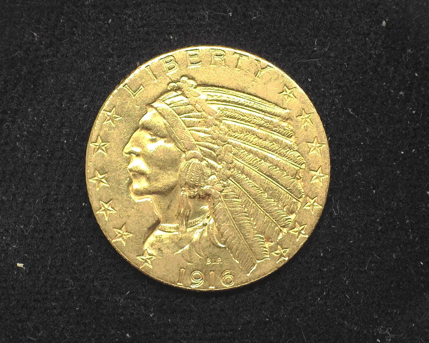 1916 S Indian Head $5.00 Gold AU-58 - US Coin