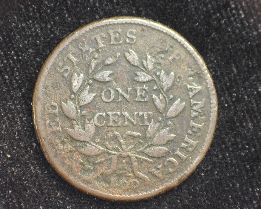 1801 Large Cent Draped Bust Cent F Scratching pitting - US Coin