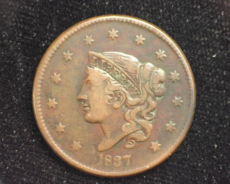 1837 Matron Head Large Cent VF Penny/Cent - US Coin