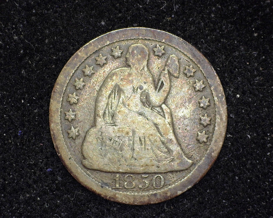 1850 Liberty Seated Dime VG - US Coin