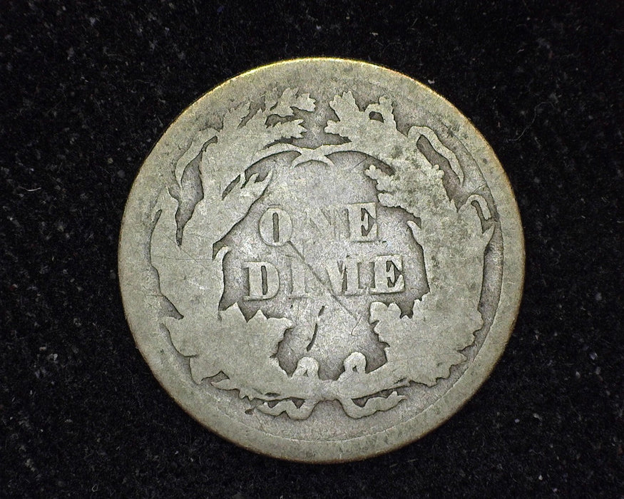 1862 Liberty Seated Dime VG Scratch - US Coin