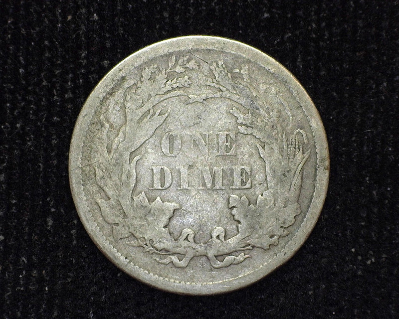 1871 Liberty Seated Dime VF - US Coin
