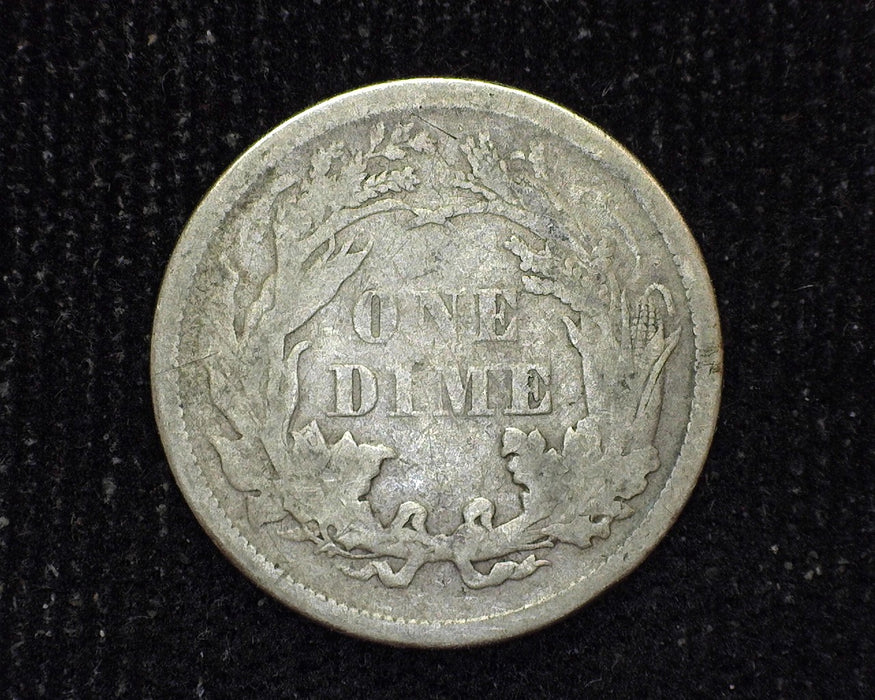 1871 Liberty Seated Dime VF - US Coin