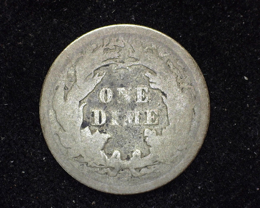 1876 Liberty Seated Dime G - US Coin