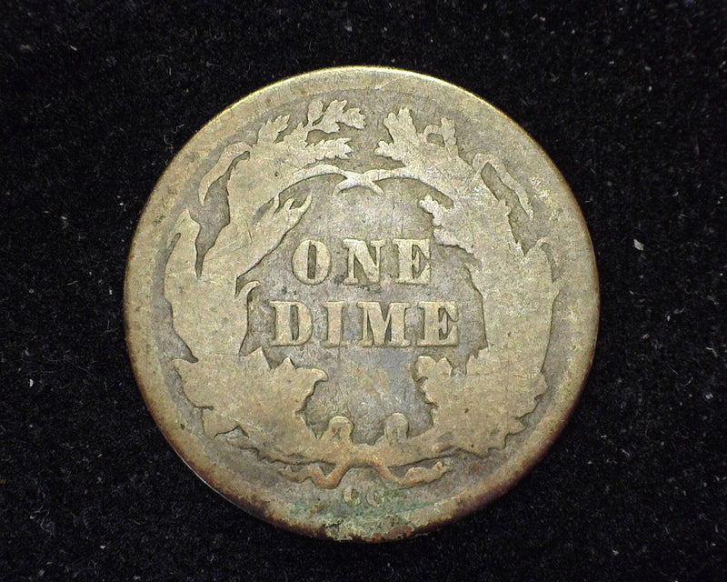 1877 CC Liberty Seated Dime G - US Coin