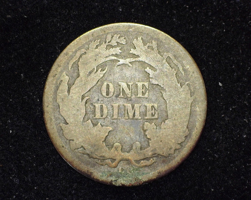 1877 CC Liberty Seated Dime G - US Coin